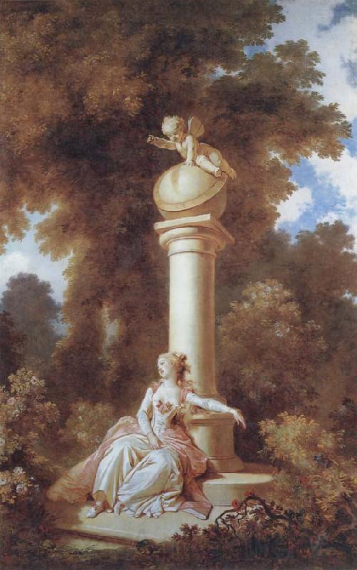 Jean Honore Fragonard The Progress of Love Spain oil painting art